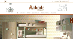 Desktop Screenshot of ambientedecoracion.com